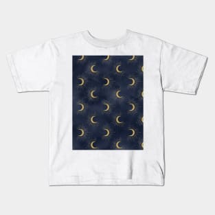 Celestial moon pattern Kids T-Shirt